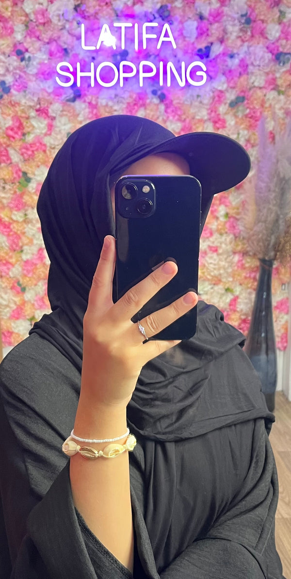 Hijab casquette