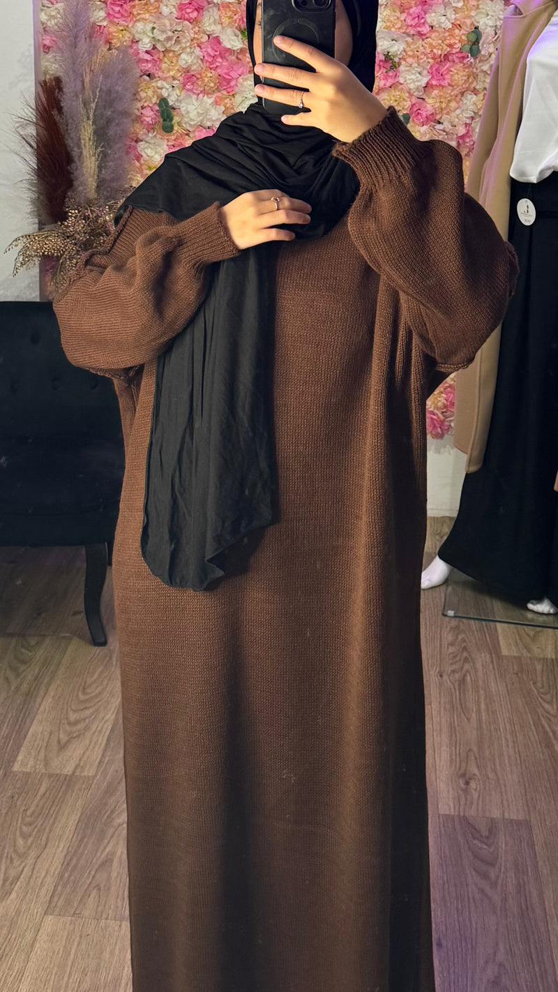 Robe en maille oversize