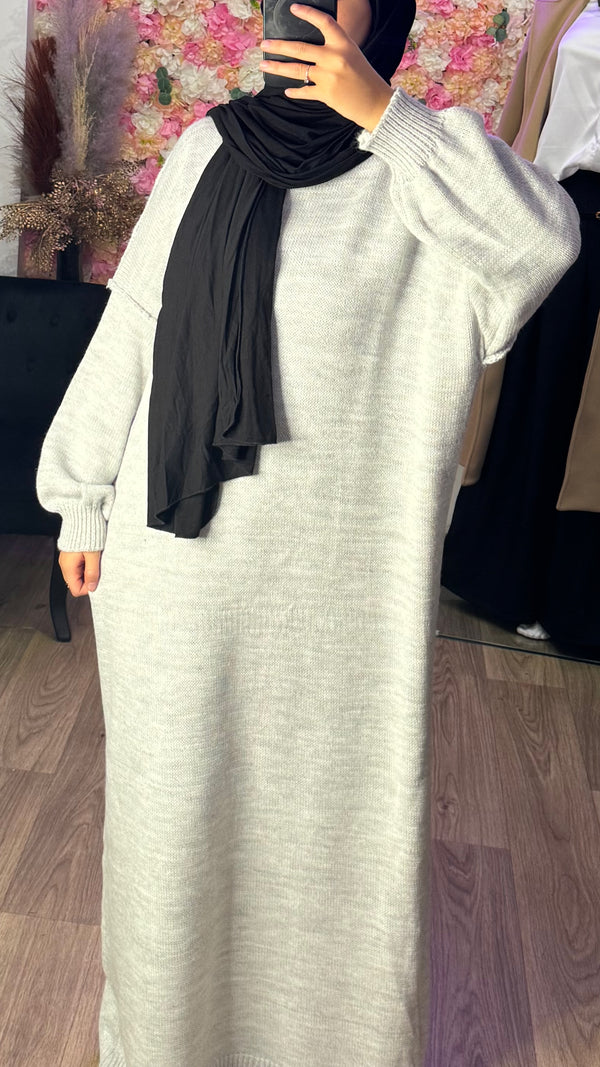 Robe en maille oversize